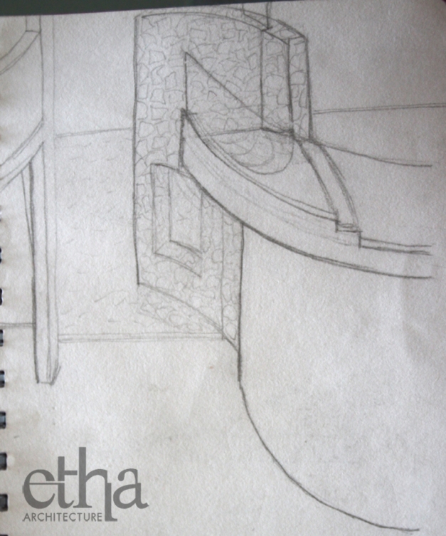Curved Wall Opening Sketch
